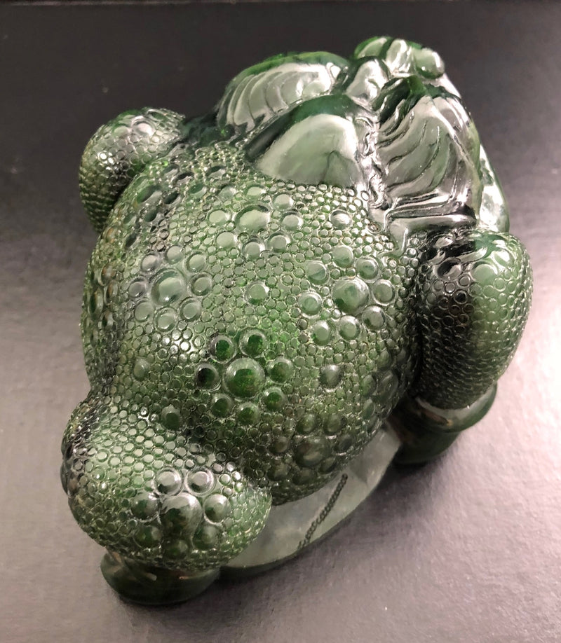 Money Toad Carving - 5.75"