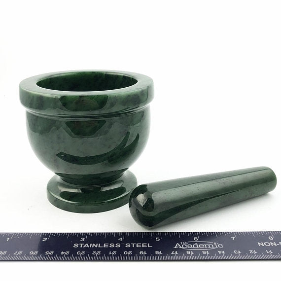 Jade Mortar & Pestle 3.75"
