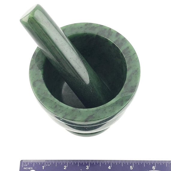 Jade Mortar & Pestle 3.75"
