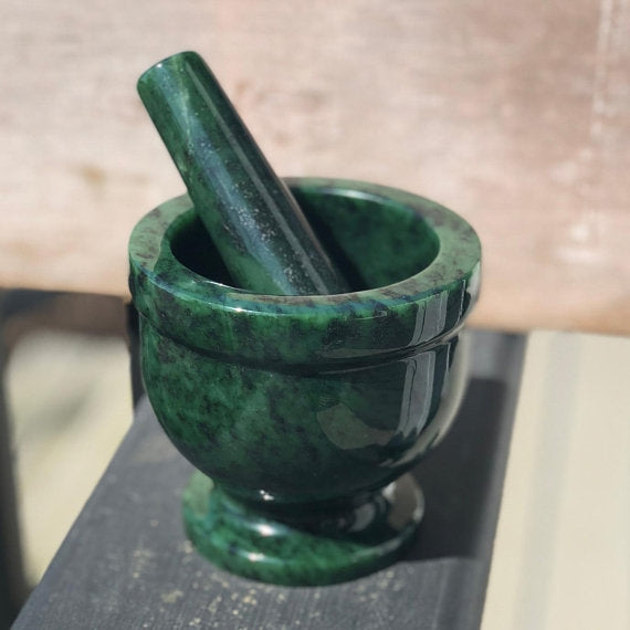 Jade Mortar & Pestle 3.75"