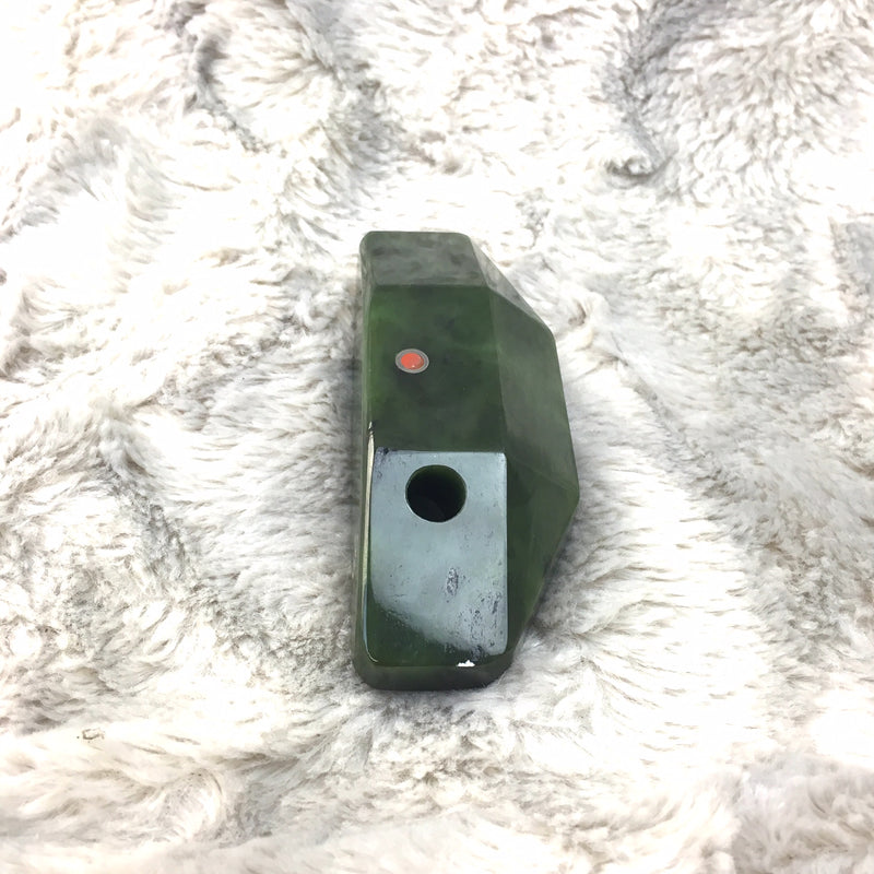 Polished Jade Specimen - Golf Putter Head