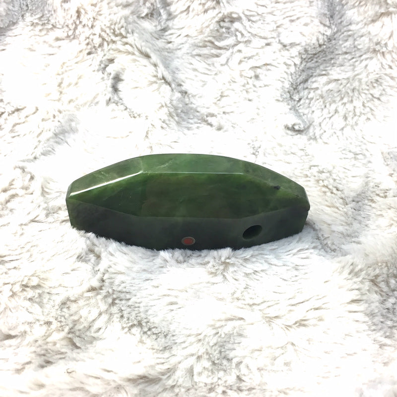 Polished Jade Specimen - Golf Putter Head