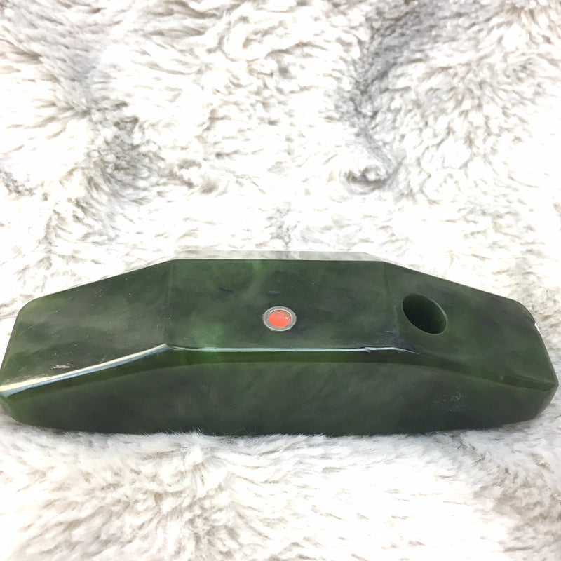 Polished Jade Specimen - Golf Putter Head